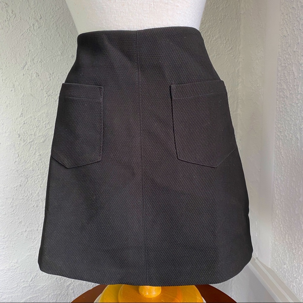 Lush Black Mini Skirt with Pockets Size M